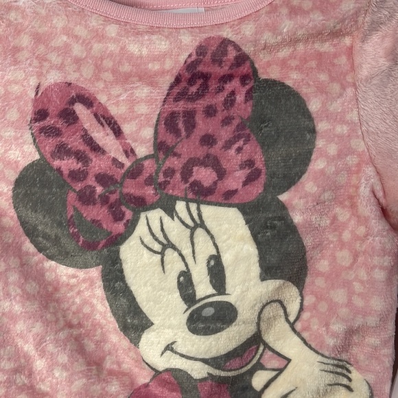 Disney Little Girls Minnie Woobie Sweatshirt - Picture 3 of 7